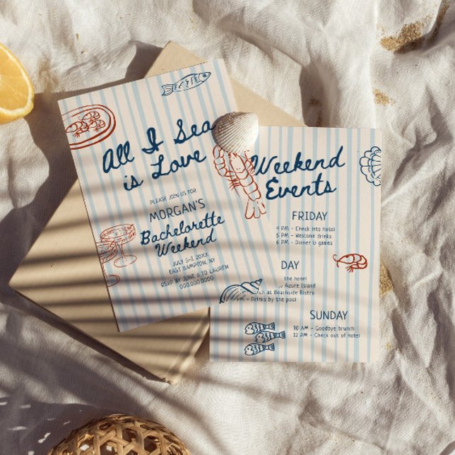 Invitation Tout ce que je vois est Amour Célibataire du Litto (Créateur téléchargé)