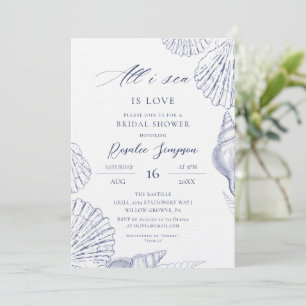 Invitation Tout ce que je vois est un amour Nautilus Fête de 