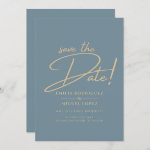 Invitation Tout-en-1 Elégant verre de mer Turquoise Mariage o