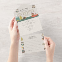 Adventure Woodland & Conseils Baby shower neutre