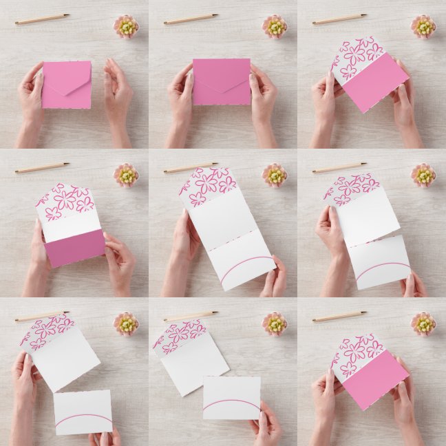 Aimant de voiture à motif floral