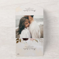 Aquarelle florale moderne phoque photo et envoyer