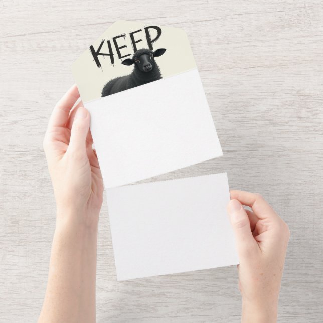 Invitation Tout En Un attention (Déchirure)