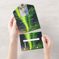 Aurora Borealis Starry Night Stars Mariage photo