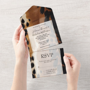 Invitation Tout En Un Black Brown Gold