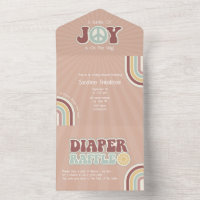 Bundle Joy Peace Muted Diaper Raffle