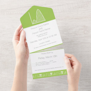 Invitation Tout En Un Ça S'Additionne en Péridot