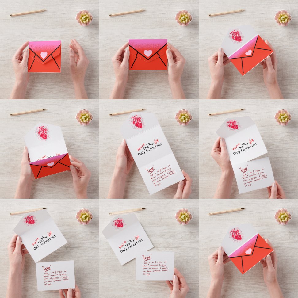 Invitation Tout En Un cadeau valentine pour elle