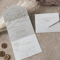 Calligraphie Or Romantique Le Mariage De