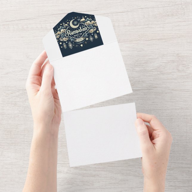 Invitation Tout En Un Célébrer le Ramadan avec le mode RamadanOn (Déchirure)