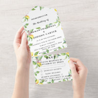 Citrus Fruit Exotique Jardin Citron Jaune Mariage