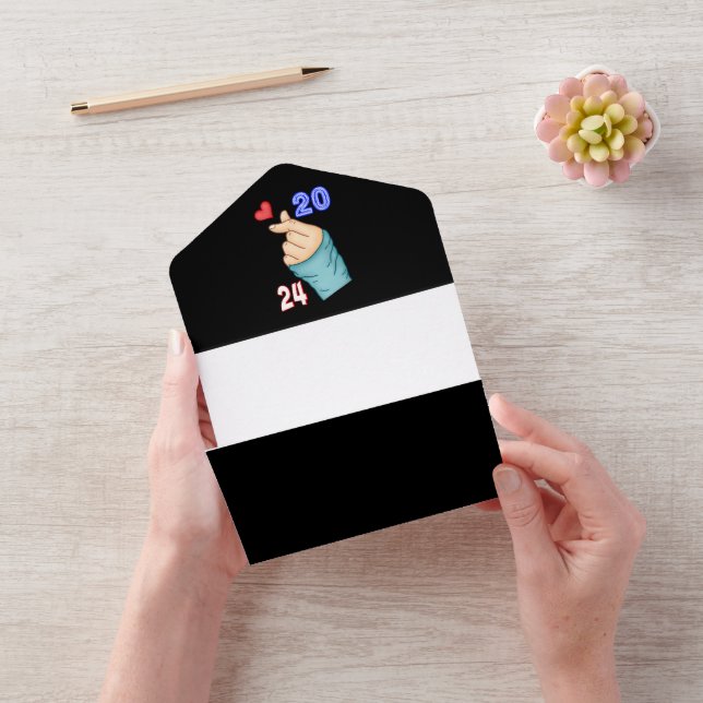 Invitation Tout En Un Cœur coréen 2024 (Vidéo)