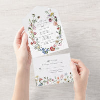 Coloré Hollandais Floral Wreath & Butterflies Mari