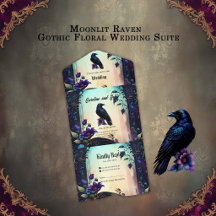 Corbeau au Clair de Lune | Suite de mariage flora