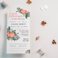 Doux petite pêche sur le chemin Baby shower