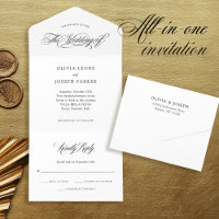 Élégance italienne classique | Mariage noir et bla