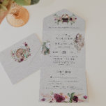 Invitation Tout En Un Élégant Norse Viking Scroll Mariage<br><div class="desc">Cherchez-vous à donner à votre parti le facteur "wow" supplémentaire? Ne cherchez pas plus loin qu'un thème Viking ! Qui ne serait pas impressionné par les épées anciennes, les torches flamboyantes et la décoration nordique avec des runes en bois sculpté ? Avec quelques touches intelligentes ici et là, vous pouvez...</div>