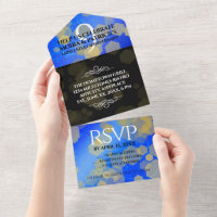Élégante 9ème Anniversaire de Mariage Lapis Lazuli