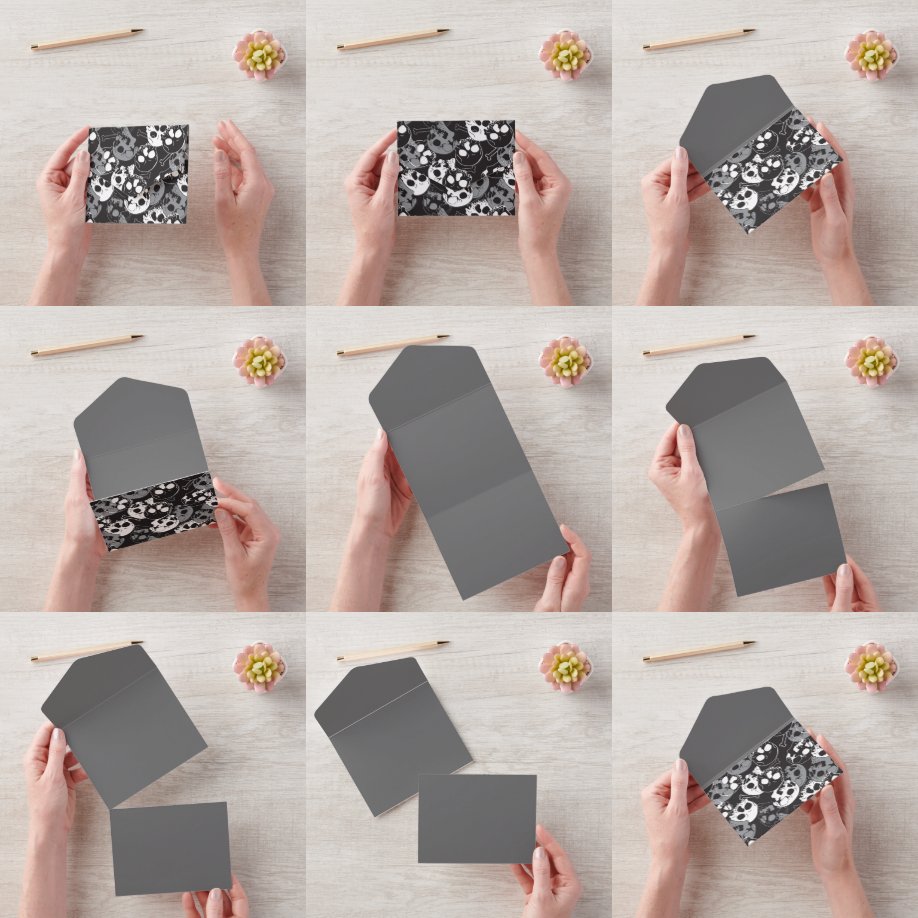 Invitation Tout En Un Enigme Ethérée : conception complexe du crâne à mo