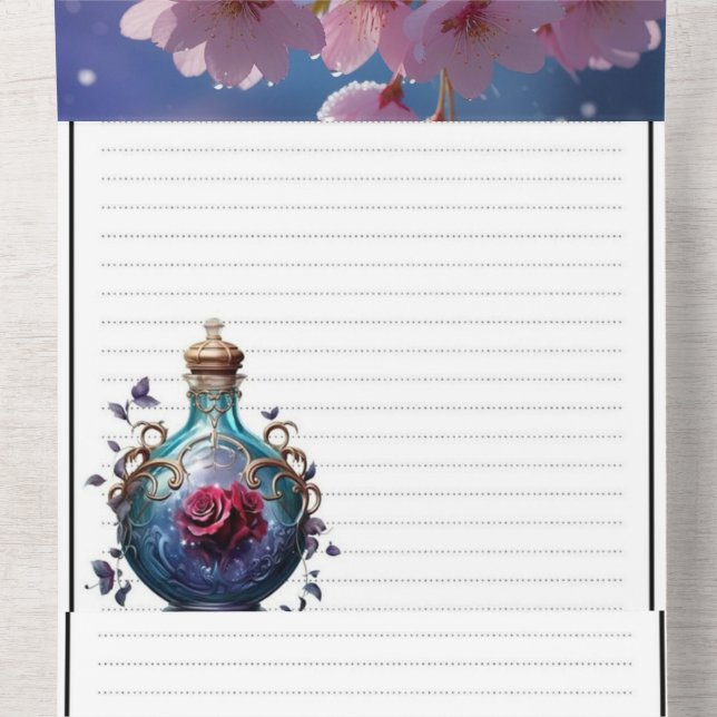 Invitation Tout En Un Faire invitation de mariage pliable en trois - Cer (À l'intérieur du milieu)