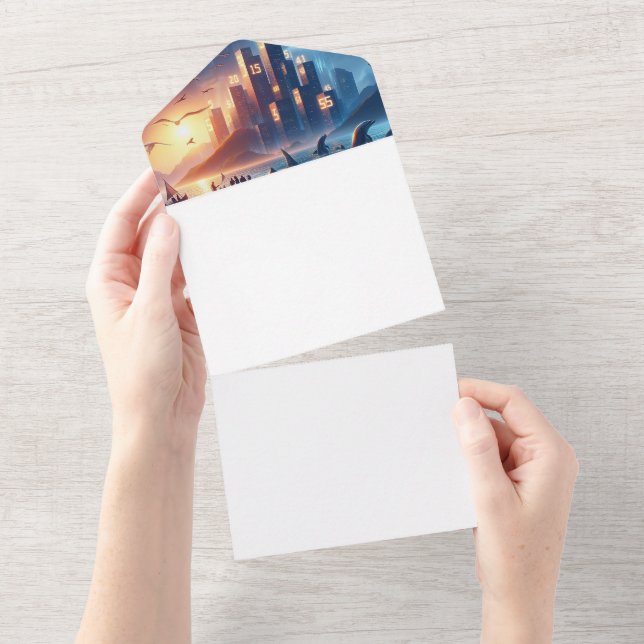 Invitation Tout En Un Faites votre propre (Déchirure)