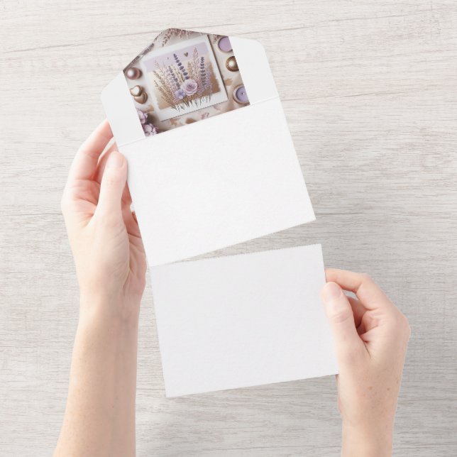 Invitation Tout En Un Faites votre propre (Déchirure)