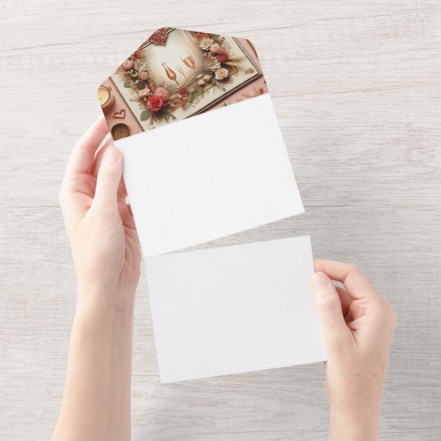 Invitation Tout En Un Faites votre propre (Déchirure)