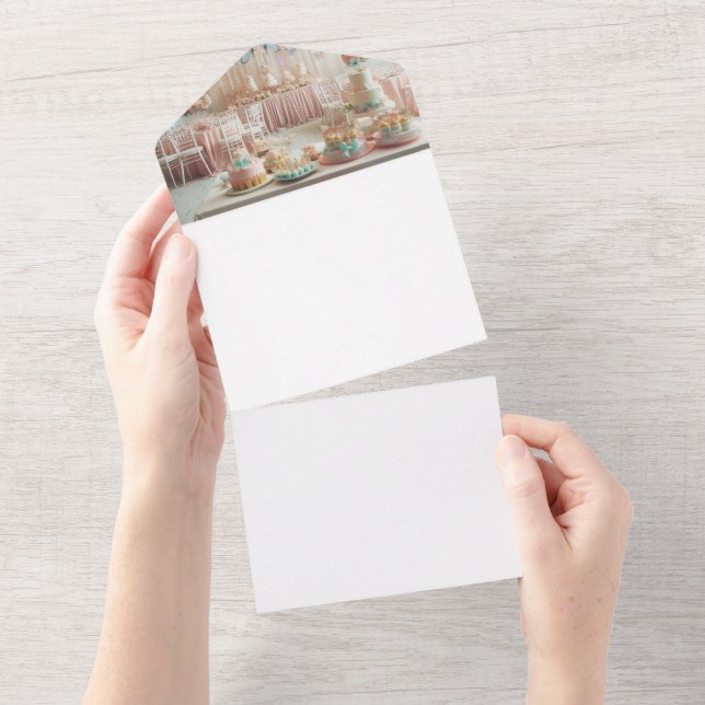 Invitation Tout En Un Faites votre propre (Déchirure)