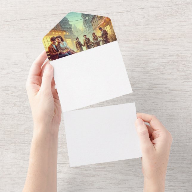 Invitation Tout En Un Faites votre propre (Déchirure)