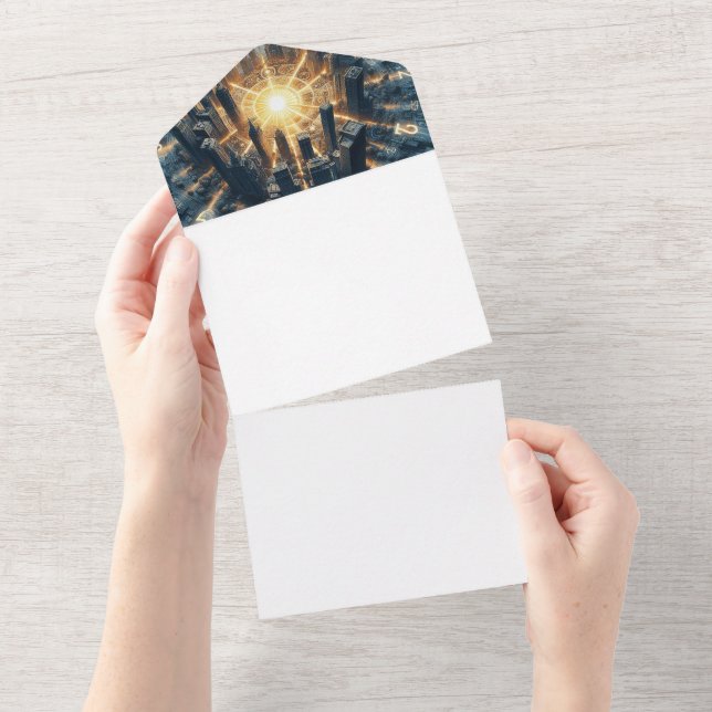 Invitation Tout En Un Faites Votre Propre (Déchirure)