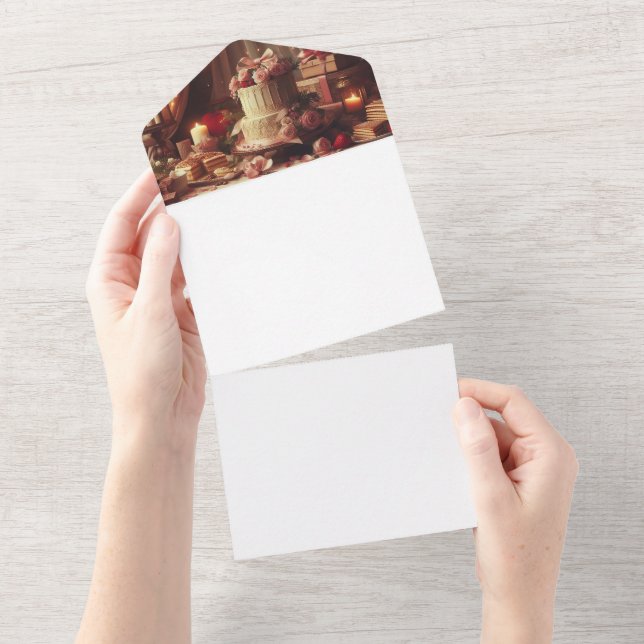 Invitation Tout En Un Faites votre propre (Déchirure)