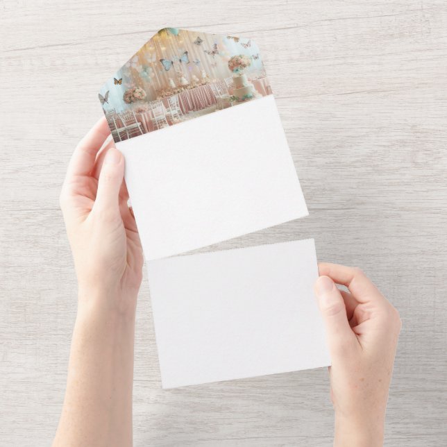 Invitation Tout En Un Faites votre propre (Déchirure)