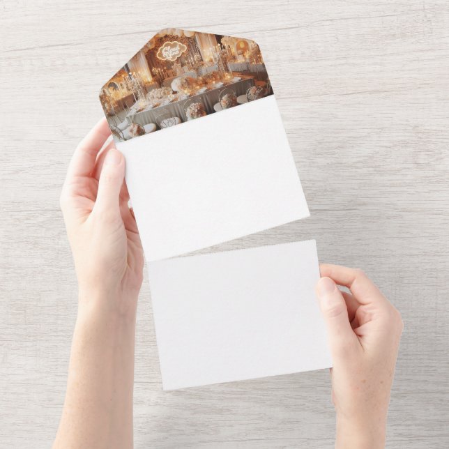 Invitation Tout En Un Faites votre propre (Déchirure)