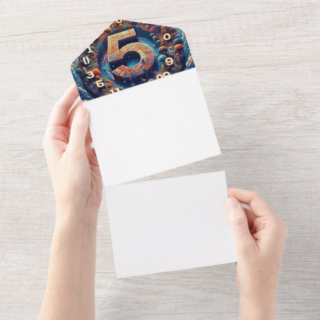 Invitation Tout En Un Faites Votre Propre (Déchirure)