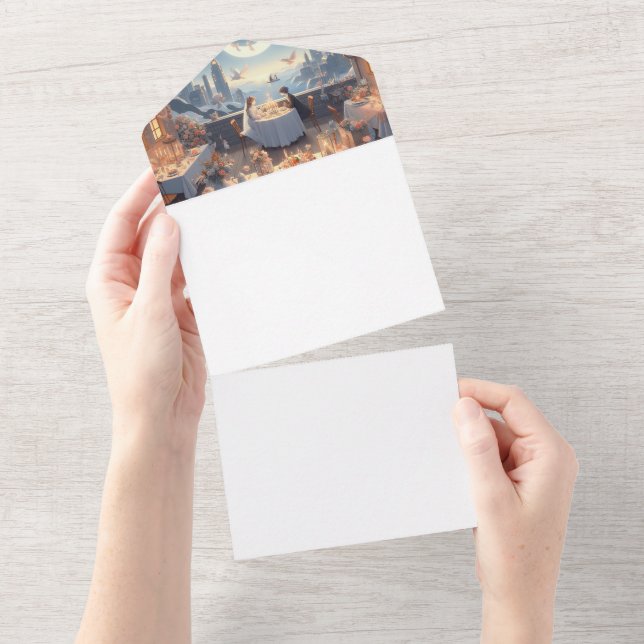 Invitation Tout En Un Faites Votre Propre (Déchirure)