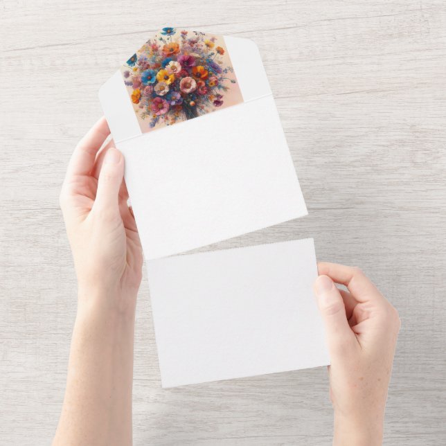 Invitation Tout En Un Faites Votre Propre (Déchirure)