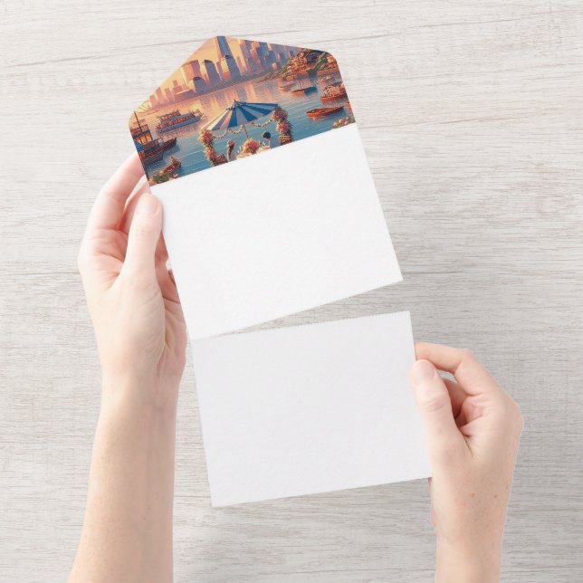 Invitation Tout En Un Faites Votre Propre (Déchirure)