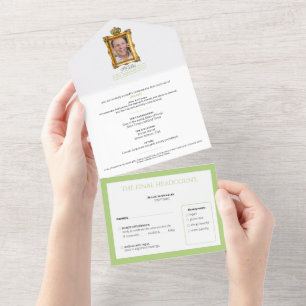 Invitation Tout En Un Fête de retraite Dandelions officiellement non gér