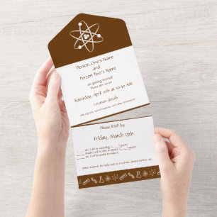 Invitation Tout En Un Forces attractives dans le chocolat
