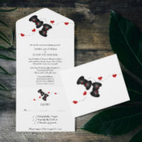 Geeky Gamers All in One Wedding Inviter | Sombre