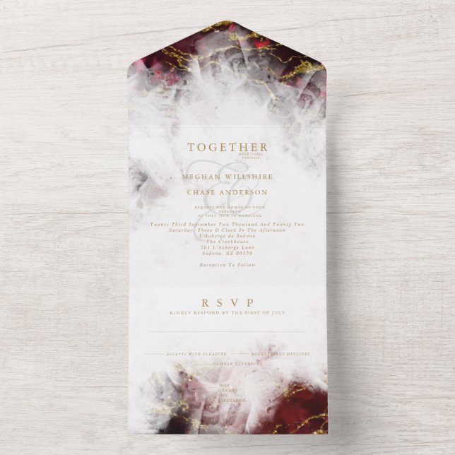 Invitation Tout En Un Géode de cristal de rubis époustouflant (À l'intérieur)