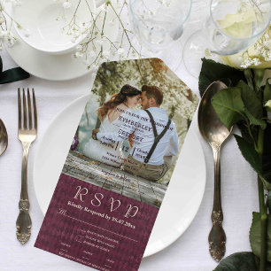 Invitation Tout En Un Grande photo Burgundy Diamond Motif Site Internet