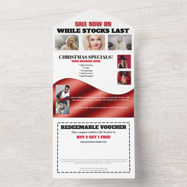 Invitation Tout En Un Idées promotionnelles commerciales DO-IT-YOURSELF  (À l'intérieur)