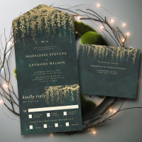 Jardin enchanté Emerald Gold Fairytale Mariage