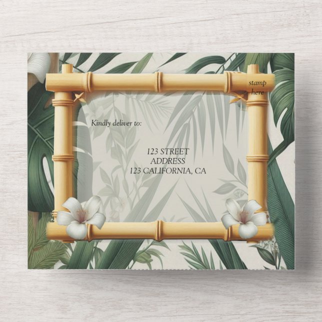 Invitation Tout En Un Jardins et bâtiments écologiques en Harmonie (Recto)