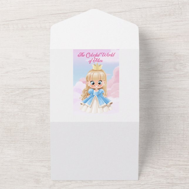 Invitation Tout En Un Journal de la princesse (Dehors)