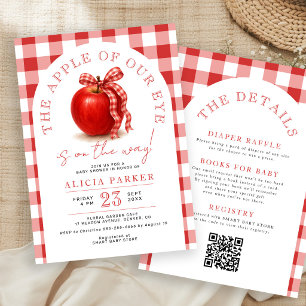 Invitation Tout en un, la prunelle de nos yeux shower bébé