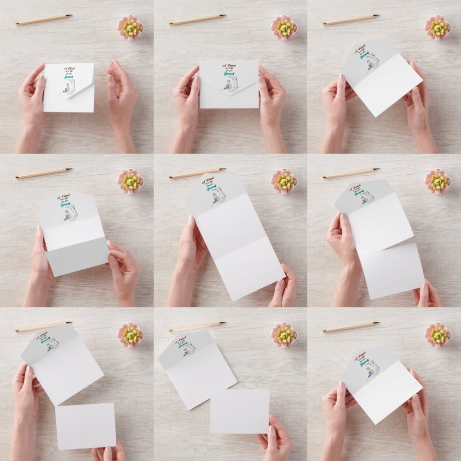 Invitation Tout En Un L'amitié est un cadeau que vous vous faites Chiens