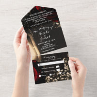 Lanterne Rustique & Roses Rouges Glam Mariage + RS