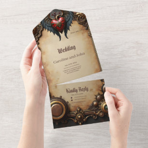 Invitation Tout En Un Le coeur pulsateur de la mécanique,